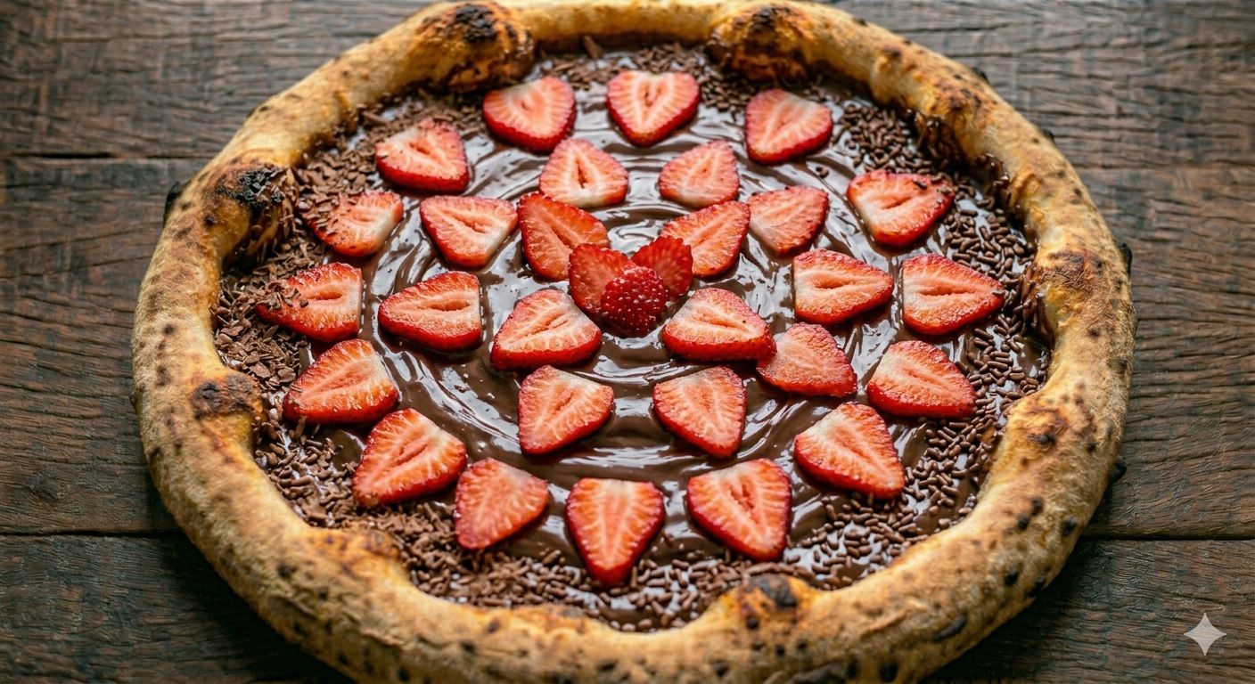 Brigadeiro Belga com Morangos