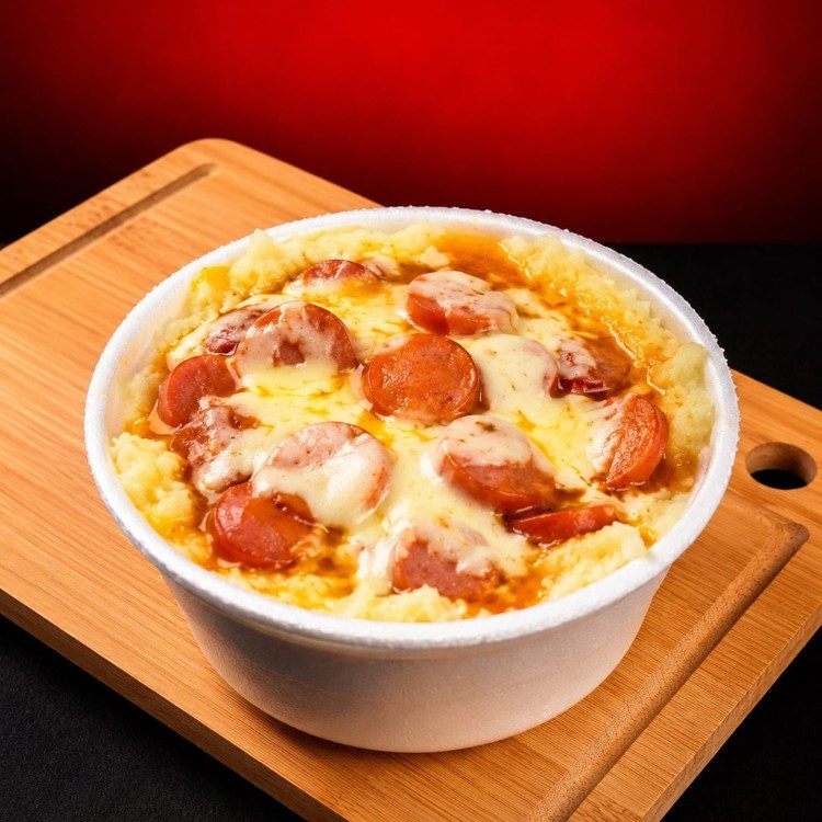 🍚🥔 Marmita Meio a Meio Hot Dog Cremoso