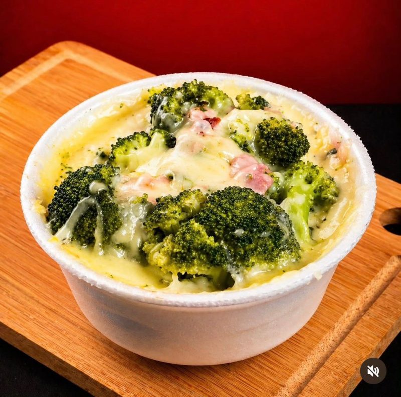 Brócolis, Bacon e Queijo